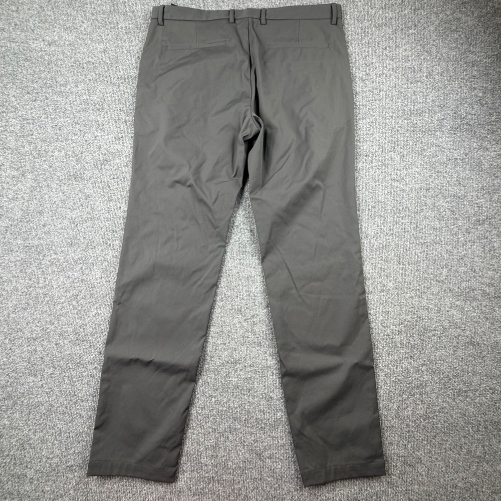 Theory Mens Zaine SW Neoteric Slim Fit Chino Pants Charcoal Grey 36 F0877210 - Picture 10 of 12